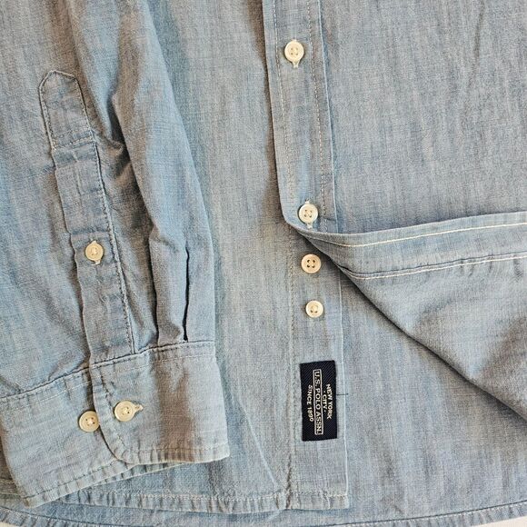 U.S. Polo Assn. Denim Men's Button Up Jean Shirt 100% Cotton sz 2XL - Picture 8 of 8